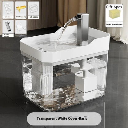 Fontaine à eau silencieuse pour chat et chient - Filtre USB 1200ml