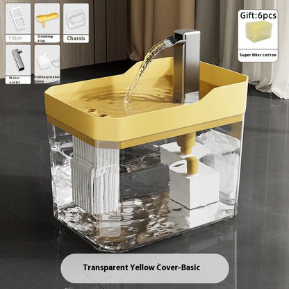 Fontaine à eau silencieuse pour chat et chient - Filtre USB 1200ml