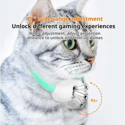 Collier laser interactif rechargeable pour chat